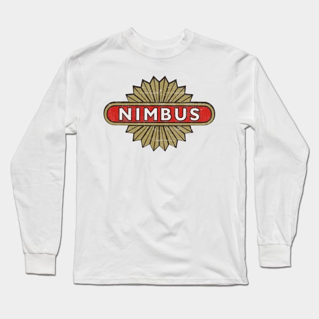 Nimbus Motorcycles Denmark Long Sleeve T-Shirt by DrumRollDesigns